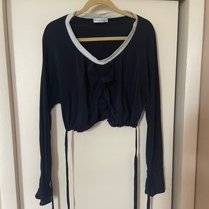 JW Anderson tie around top